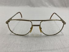 Logo Paris LC 959 Gold Aviator Eyeglass Frames 54-18-135 Vintage