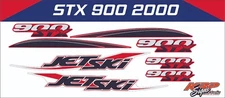 KAWASAKI STX 900 2000 Graphics / Decal / Sticker Kit CUSTOM RED