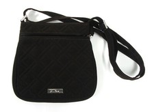 VERA BRADLEY ESPRESSO SOLID BROWN QUILTED CROSSBODY HANDBAG