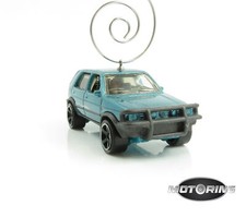 1990 '90 VW Volkswagen Green Country Car Rare Christmas Tree Ornament Diecast