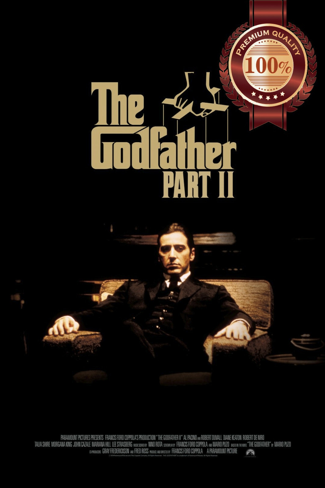 Original Godfather, The (1972) Movie Poster In C8 Condition For $500.00 - Foto 10
