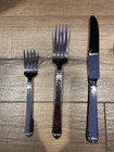Ginkgo Oak Leaf 5 Piece Place Setting. New in Box. Stainless Steel. — photo 2