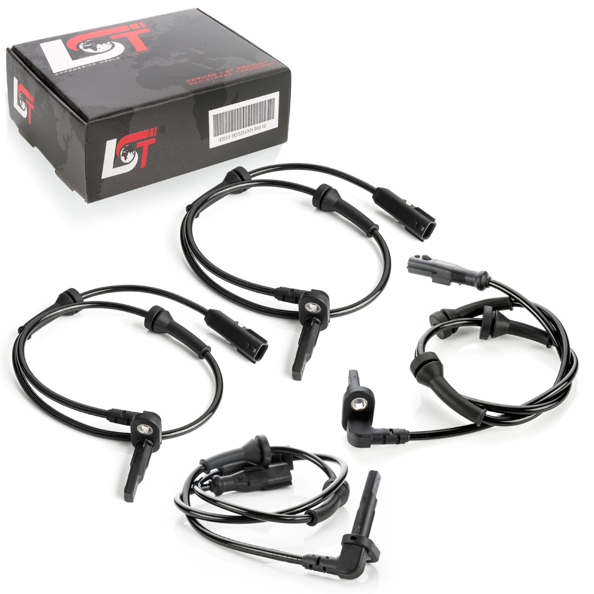 4x Abs Sensor Wheel Speed Sensor Front Rear for Nissan NV400 X62 Interstar