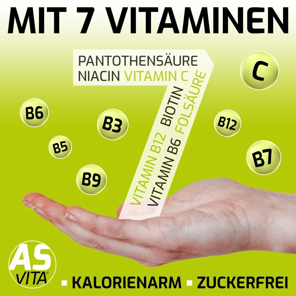 8,00€/L AsVita Fresh Mix 1:80 - 5 Liter Getränkekonzentrat | Sirup ohne Zucker - Bild 2 von 3