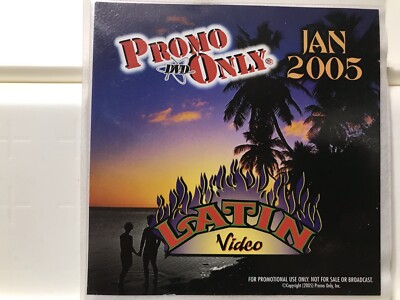 rare DVD sleeve Promo Only Latin Video 2005 January Luis Miguel Enanitos Verdes