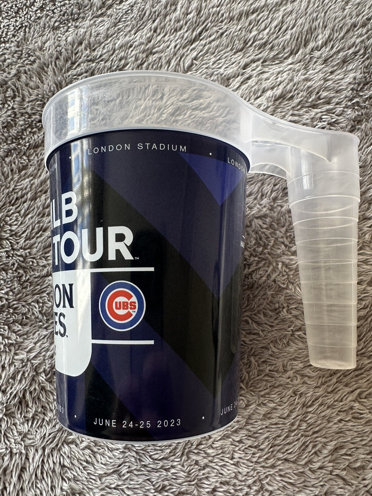 MLB WORLD TOUR LONDON SERIES 2023 CARDINALS V CUBS CAP, TOTE BAG and