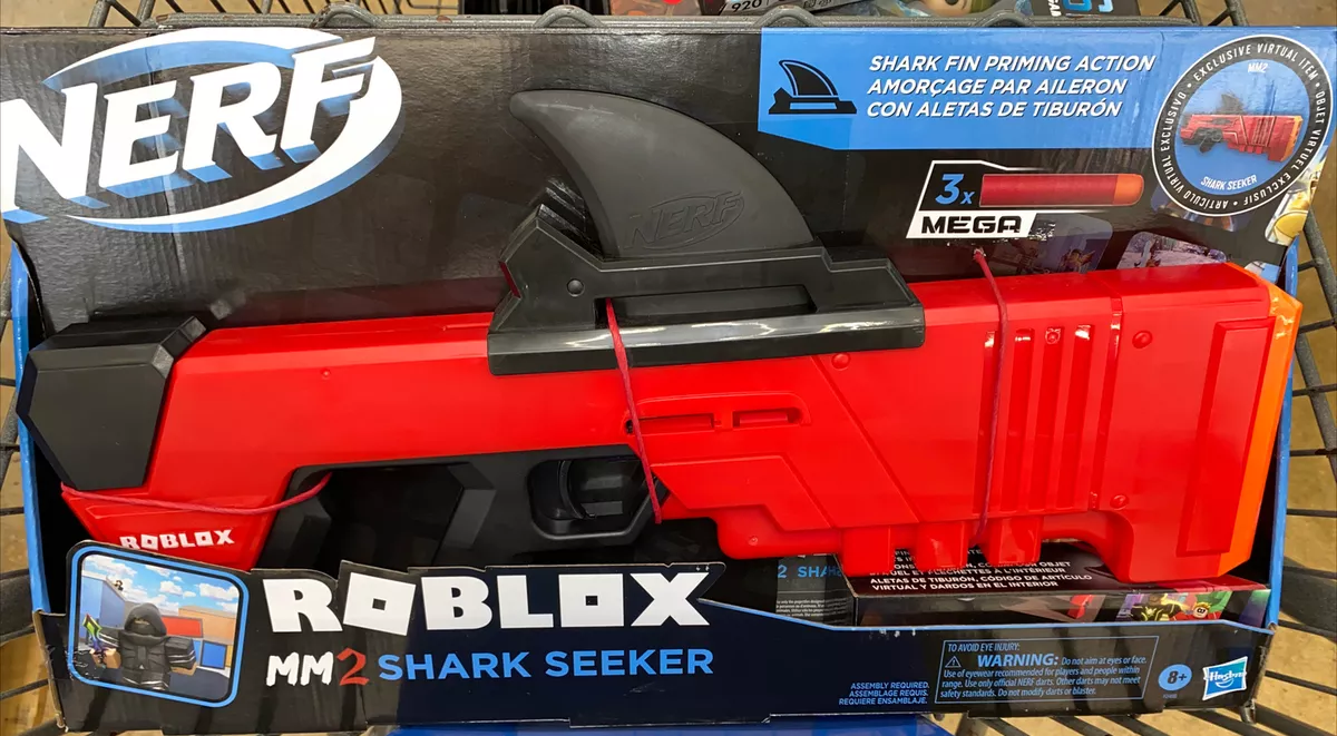 NERF Roblox MM2 SHARK SEEKER Gun ROBLOX INCLUDES CODE BRAND NEW