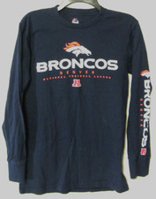 Denver Broncos long sleeve T Shirt mens S  EUC