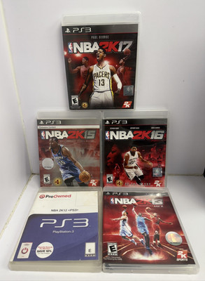 PlayStation 3 NBA2K Games 12,13,15,16,17 - Lot of 5