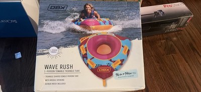   DBX Wave Rush Towable Triangle Tube 1-Person 52'' Pool Float  