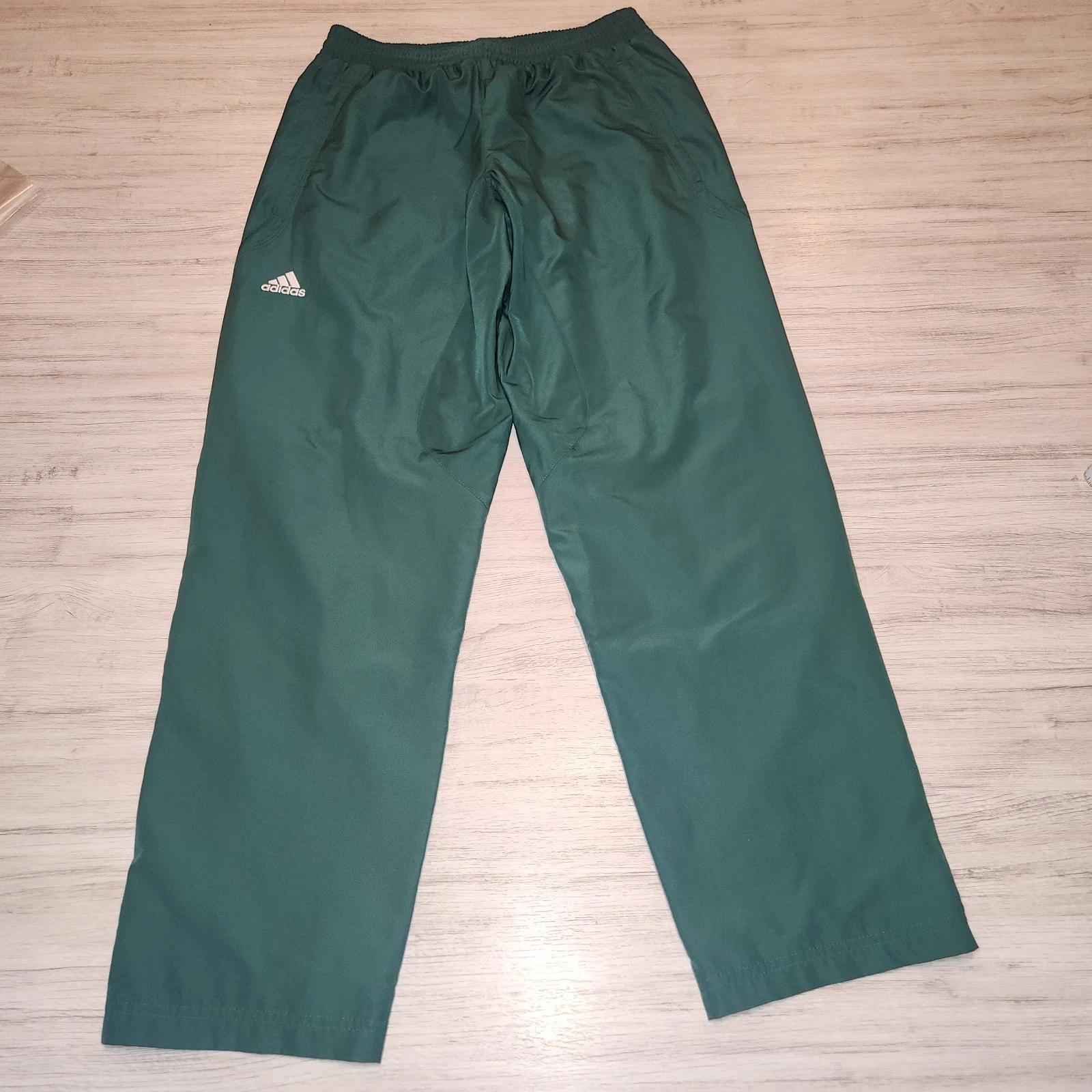 Vintage Adidas Track Pants/Windbreaker Adult Green XS A2