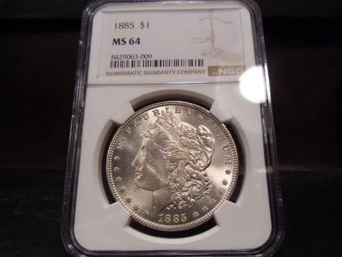 1885 MS64 Morgan Silver Dollar NGC Certified