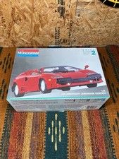 Monogram Lamborghini Countach 25th Anniversary Model Kit 124 New Open Box