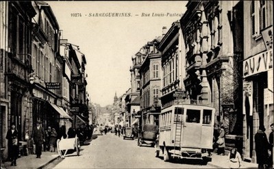 Ak Saargemünd Sarreguemines Mosel, Rue Louis Pasteur - 3938323