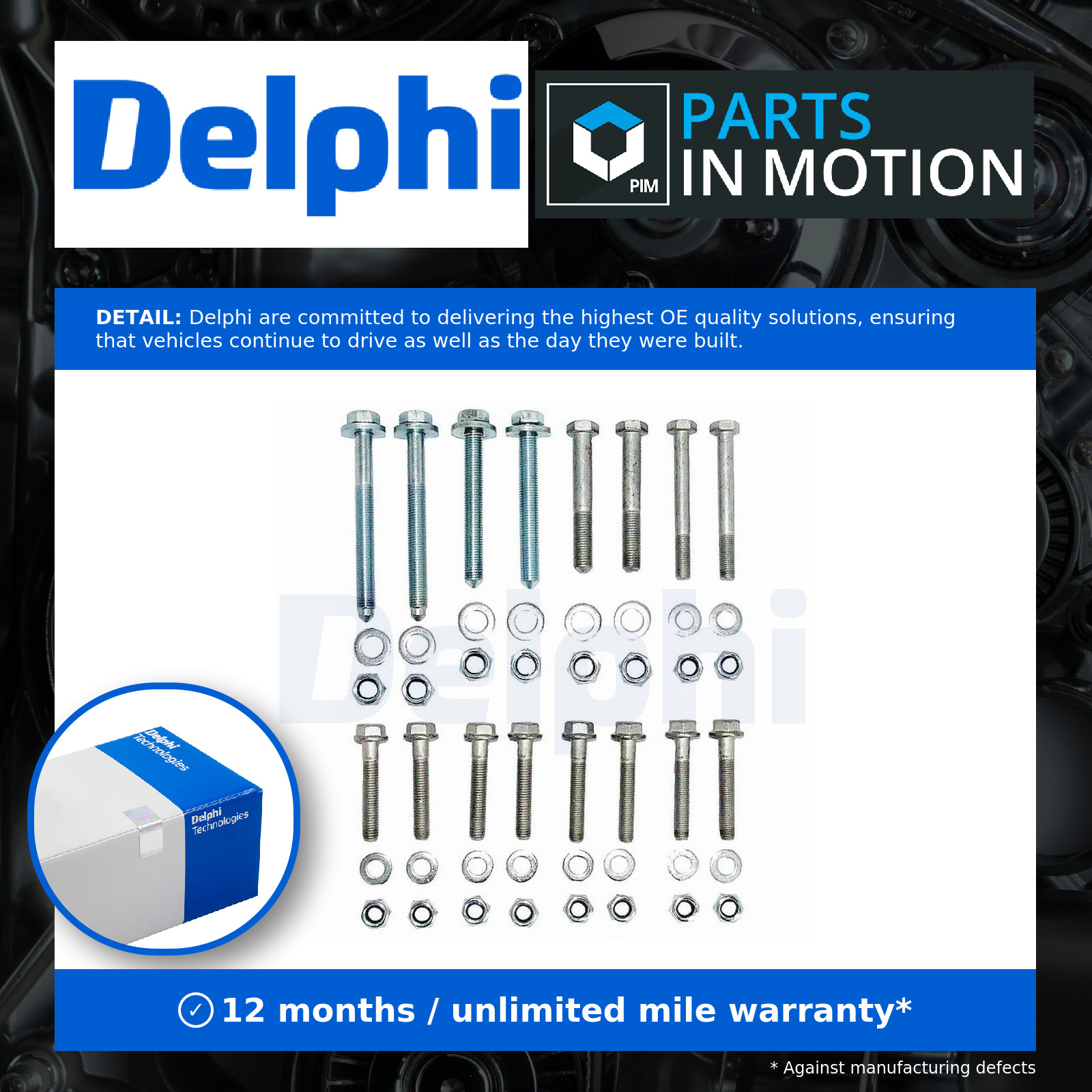 Suspension Kit Front TD600W Delphi 8D0498998 8D0498998B Top Quality Guaranteed