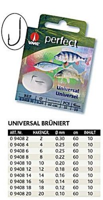 VMC Perfect Allroundhaken bruniert Gr.14