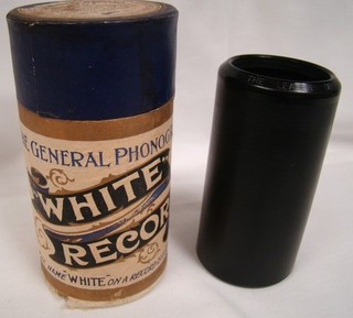 White Cylinder Phonograph Record #157