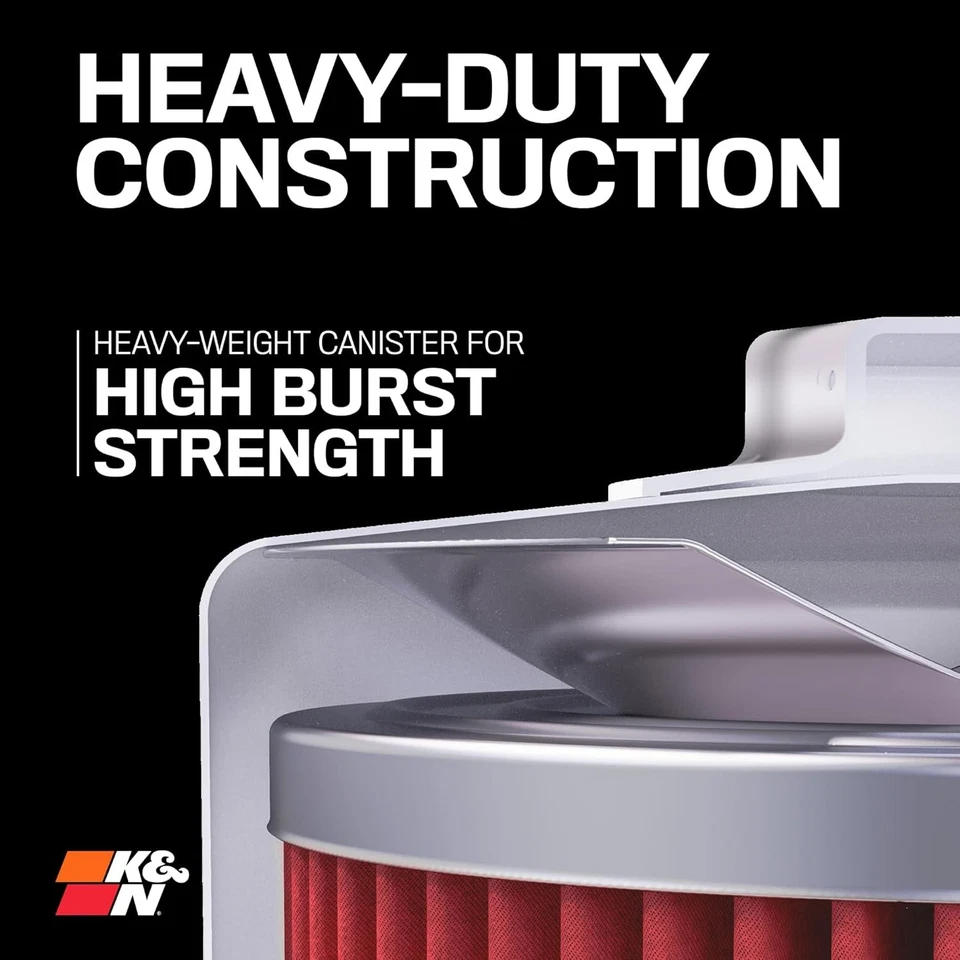 K&N KN-171B High Performance Motorcycle Oil Filter Fits Select Harley Davidson - Image 4 of 4