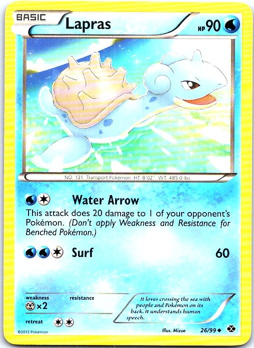 Pokemon #26/99 Lapras (26)