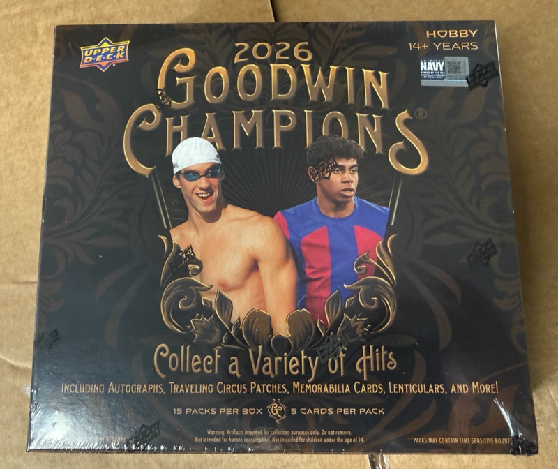 2026 Upper Deck Goodwin Champions Factory Sealed Hobby Box  (24B)