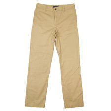 Polo Ralph Lauren Khaki Flat Front Chino Pants Boys size 18 Classic Preppy