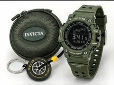 Invicta Activa Men's Digital Quartz Sport Watch 100m Alarm Chrono Green