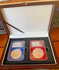 2021 Biden-Harris Inaugural American Eagle Silver Dollar Set NGC MS69 Type 1 COA