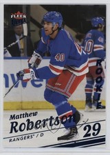 2025-26 Upper Deck Fleer Ultra Rookies Ice 1/100 Matthew Robertson #191 1re8