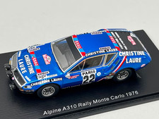 1:43 Spark S5471 Alpine A310 Monte Carlo Rally 1976 #22