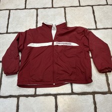 VTG Y2K RED OAK Oklahoma Sooners OU Mens 2XL Fleece Lined Full Zip Jacket