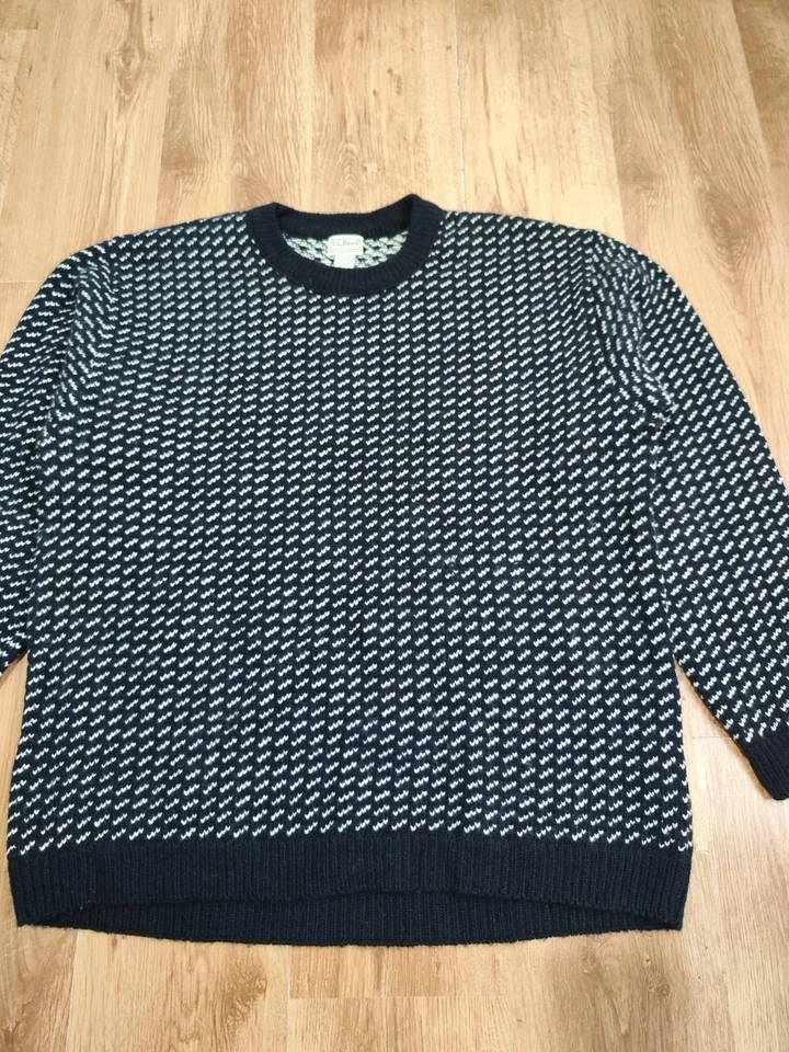 Men's vintage L.L. Bean Wool Sweater Made in Norway size XL  - Bild 4 von 4