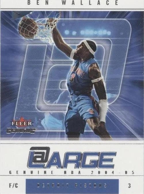 Ben Wallace Basketball 2004-05 Season Sports Trading Cards 