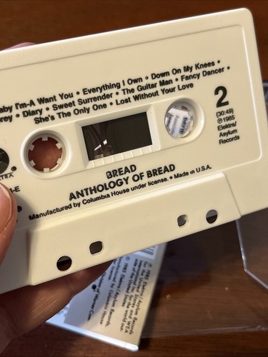 Bread Anthology Kassette 1985 GETESTET Elektra Soft Rock Classic Greatest Hits - Bild 6 von 9