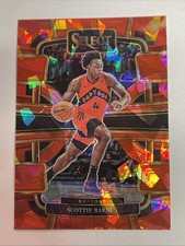 2023-24 Select Scottie Barnes Concourse Level Red Cracked Ice #54 Raptors