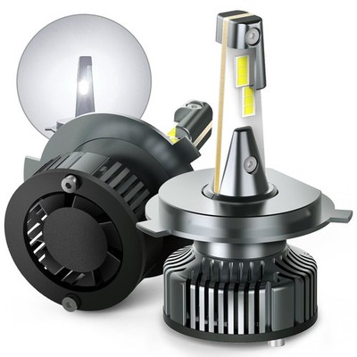 6500K Pair Bright White H4 High/Low Beam Conversion 9003 LED Headlight Kit New