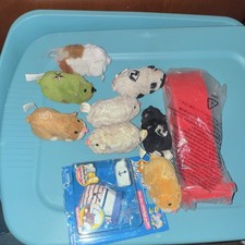 Cepia Zhu Zhu Pets Hamster Toy Lot with Sailor Outfit and Accessories