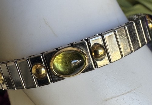 "Pulsera Nomination cabujón multicolor acero inoxidable 18k/750 elástico 7-8"" #1" - Imagen 5 de 19