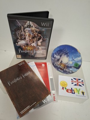Pandora's Tower Nintendo Wii Spiel mit Handbuch & VIP Karte saubere Disc sehr guter Zustand