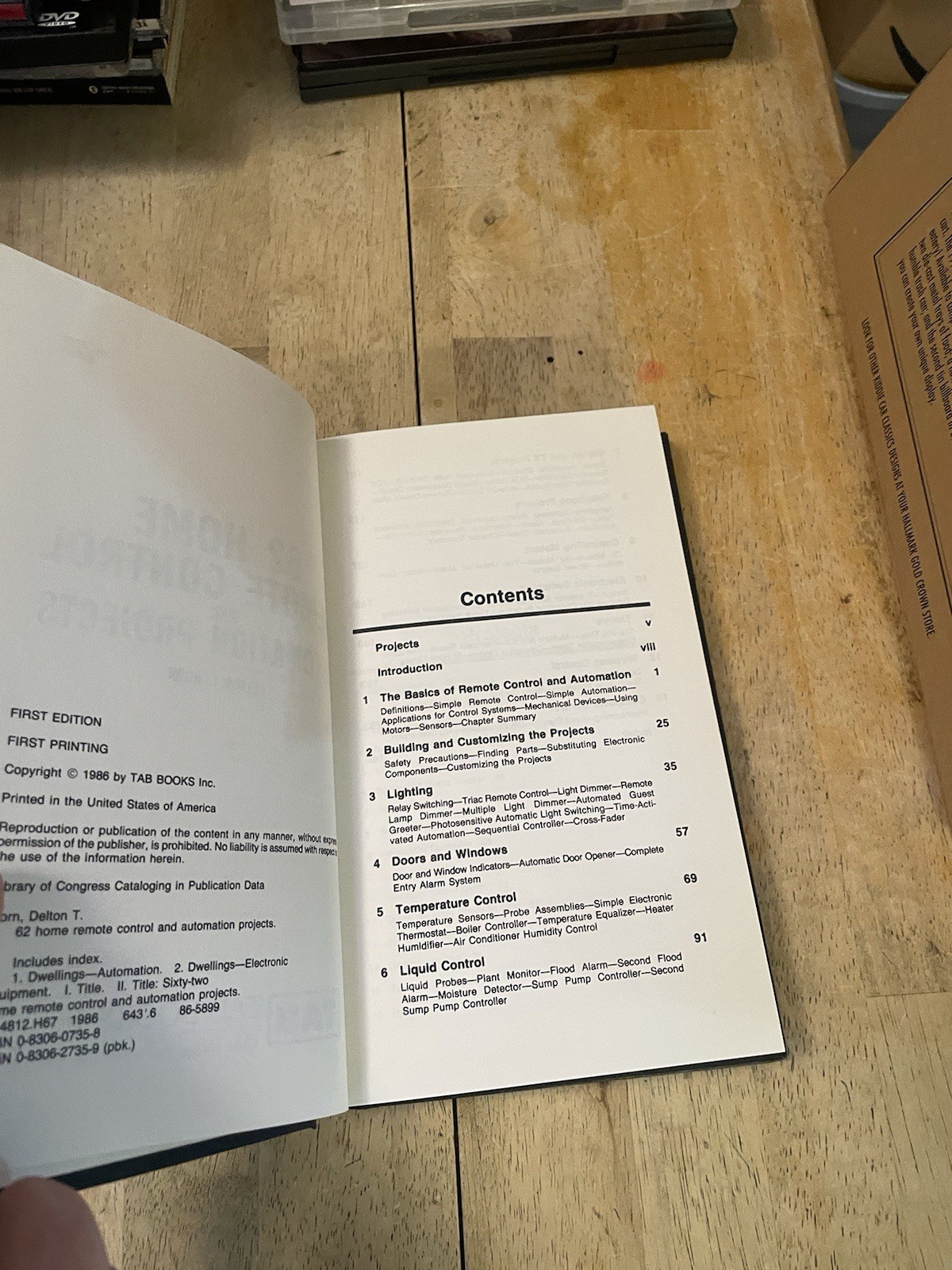 62 home remote control and automation projects by Delton T Horn HC 1986