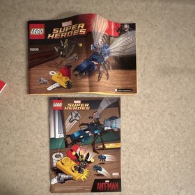 LEGO Marvel 76039 Ant-Man Final Battle Yellowjacket Hank Pym Instructions Comic