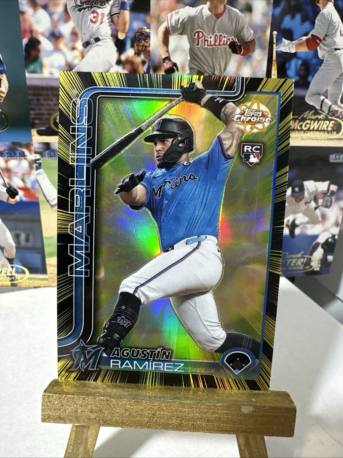 AGUSTIN RAMIREZ 2025 Topps Chrome Update Series RADIATING ROOKIES Insert RC SSP