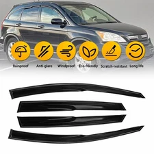 Fits 07-11 Honda CRV Mug style Acrylic Car window visor rain guard deflector 4PC