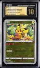 2022 POKEMON DARK PHANTASMA JPN POKE BALL REVERSE HOLO PIKACHU CGC 10 PRISTINE