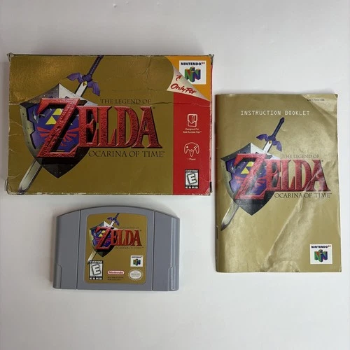 The Legend of Zelda Ocarina of Time Nintendo 64 N64 In Original Box Authentic