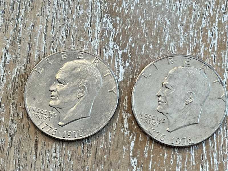 LIBERTY BELL-MOON DOLLARS - TWO (2) BI-CENTENNIAL