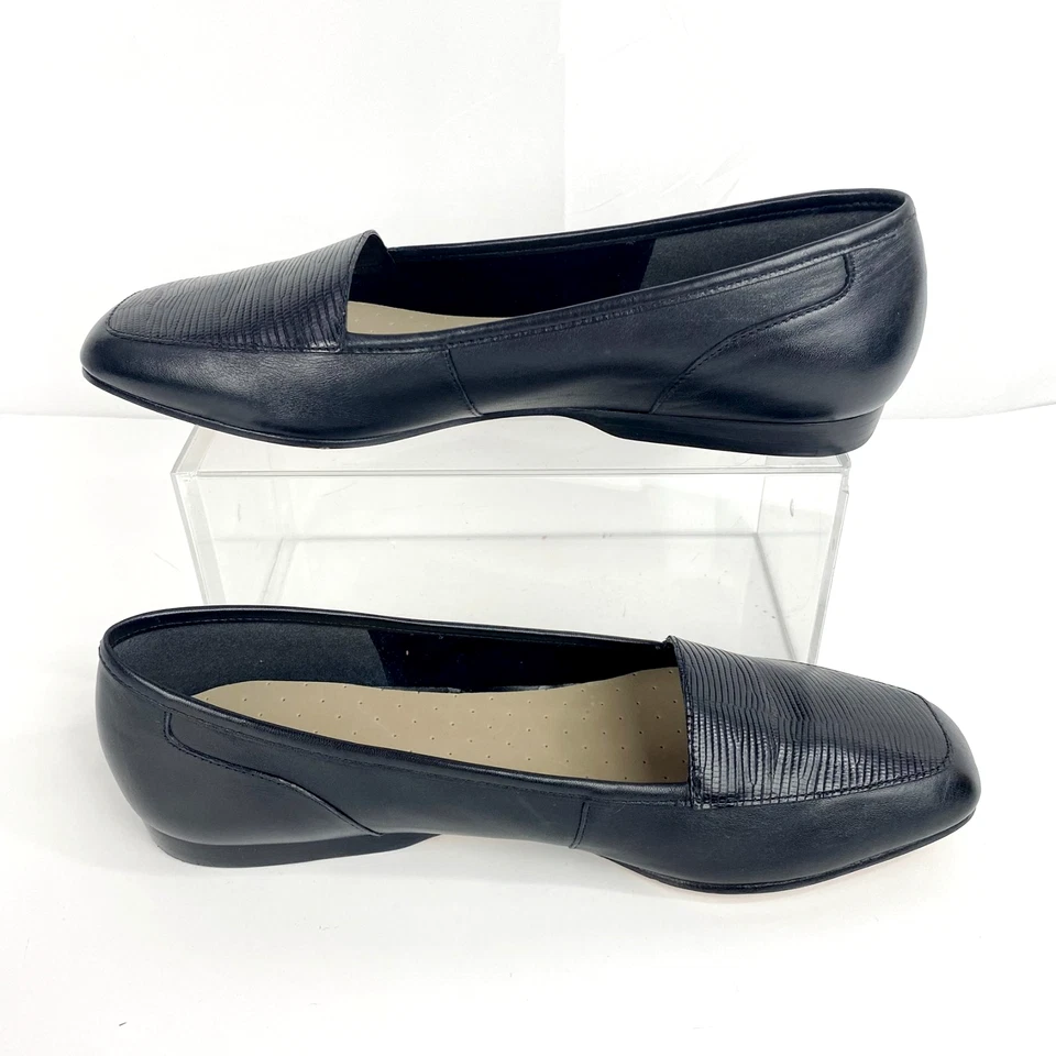 NEW Enzo Angiolini Liberty Leather Loafers Women's 9 Ballet Flats Comfort Shoes - Image 3 of 4