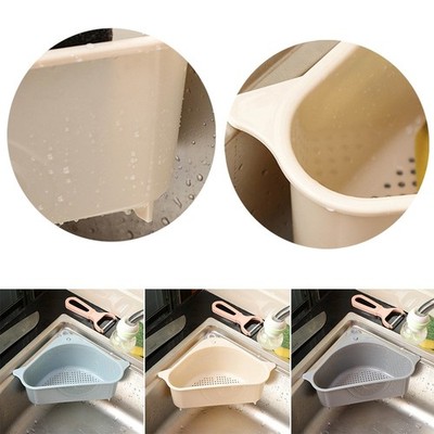 1 Stück Küche Spüle Eckregal Dreieck Aufbewahrung Abfluss String Regal Behälter USA