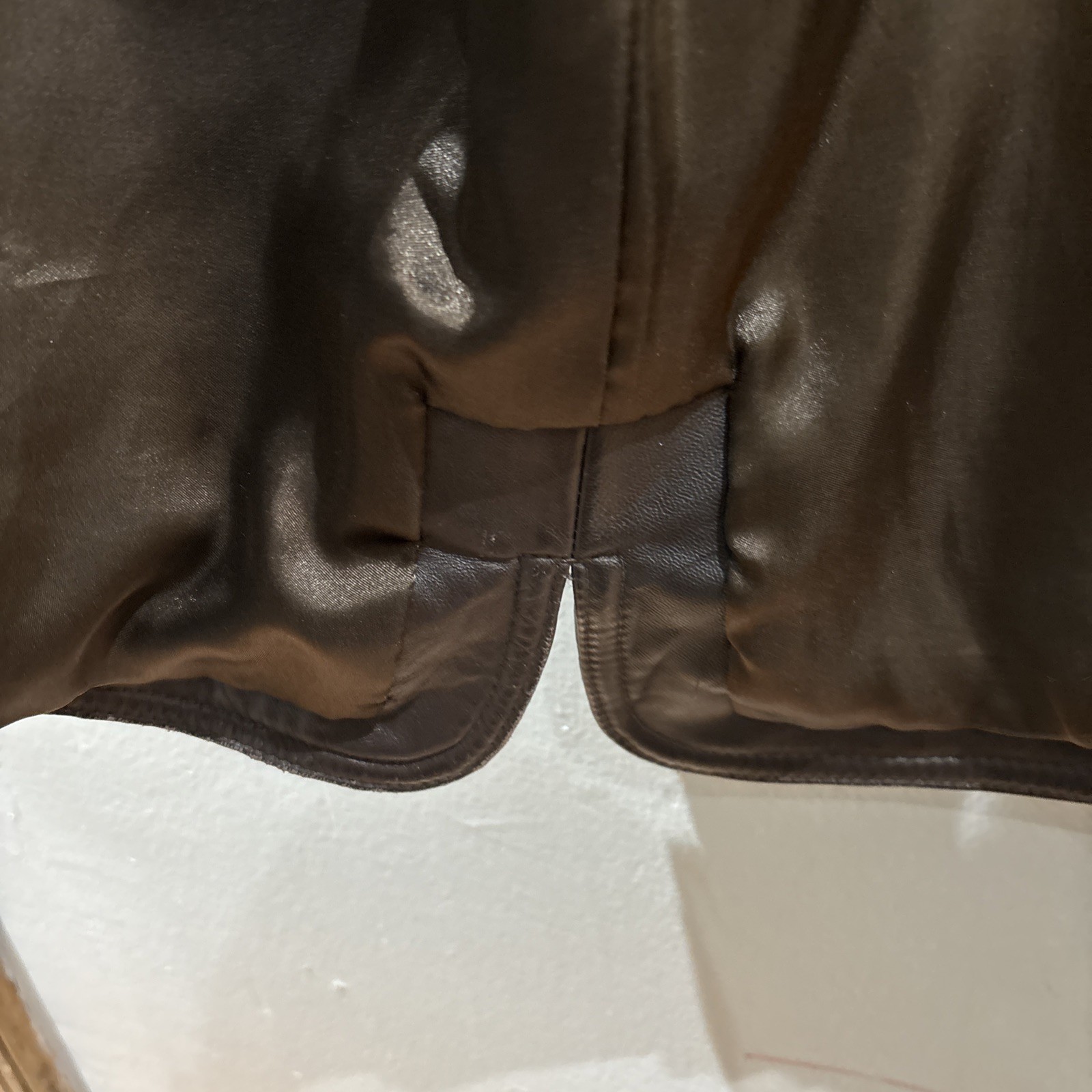 Centigrade Men Leather Button Jacket Soft Brown B… - image 6