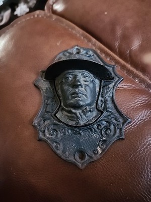 Horace Greeley 1872 Presidential Election Wall Match Safe Cast Iron Figural 6''