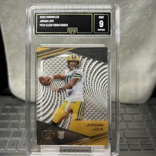 2020 Panini Chronicles - Clear Vision Rookies Jordan Love #CV-4 (RC) Mint 9